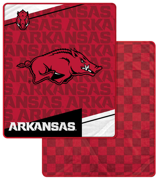 NCAA Diagonal Ghost Checker 60x70 Blanket