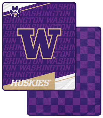 NCAA Diagonal Ghost Checker 60x70 Blanket