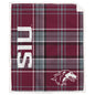 NCAA Playmaker Plaid Ultra Cozy Sherpa Throw