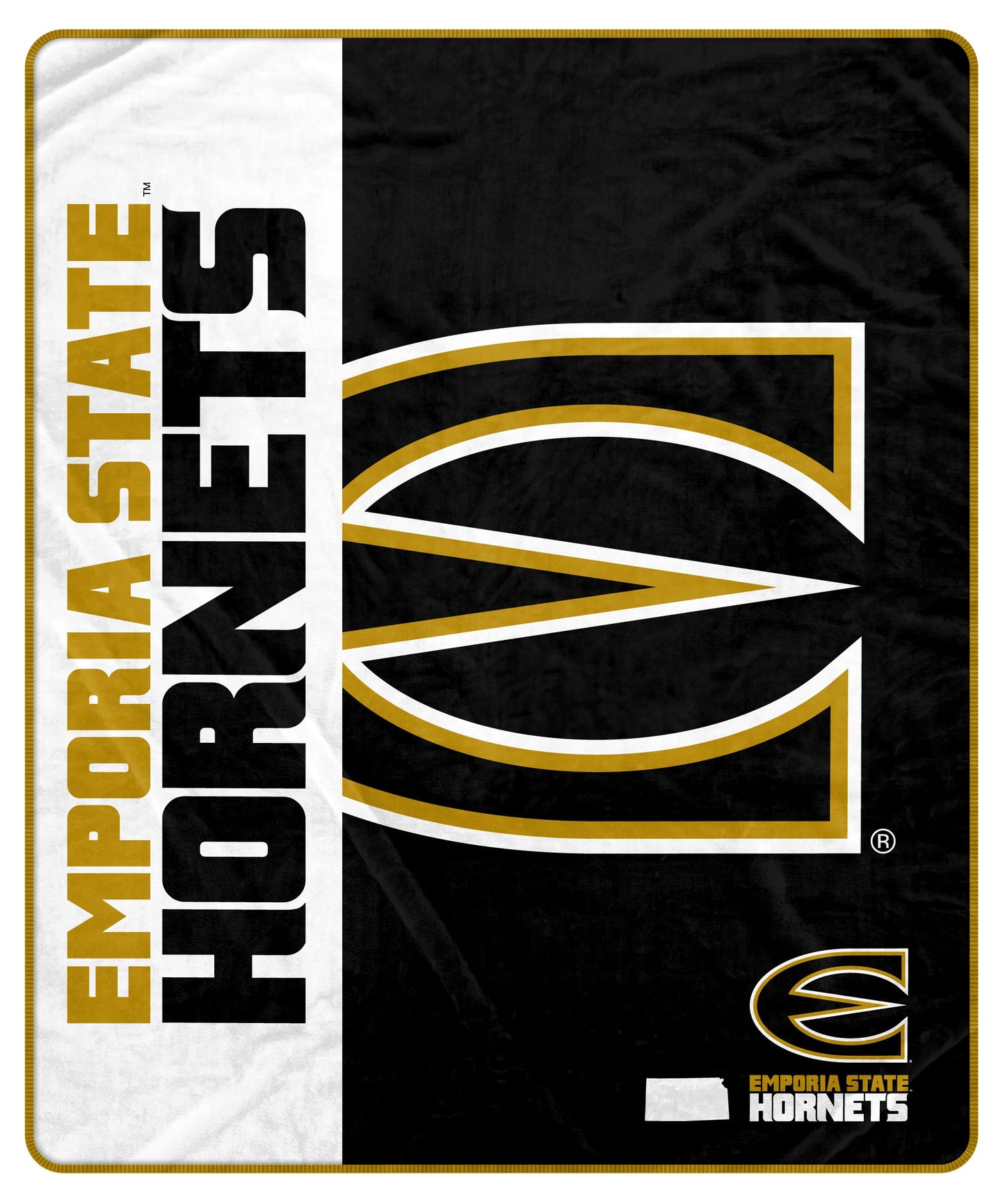 NCAA Endzone Ultra Soft Tailgate Throw