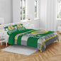 NCAA Heathered Stripe 3 PC Queen Bed in a Bag