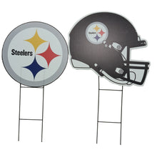 Load image into Gallery viewer, NFL Logo and Helmet 2 Pack Yard Sign Set
