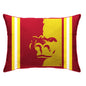 NCAA Standard Stripe Logo Bed Pillow
