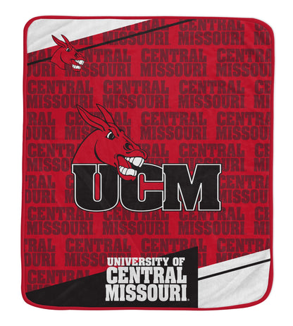 NCAA Diagonal Ghost Ultra Soft 50x60 Blanket