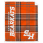 NCAA Playmaker Plaid Ultra Cozy Sherpa Throw