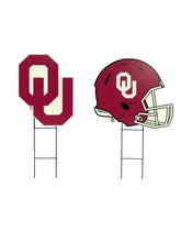 Load image into Gallery viewer, NCAA Logo and Helmet 2 Pack Yard Sign Set
