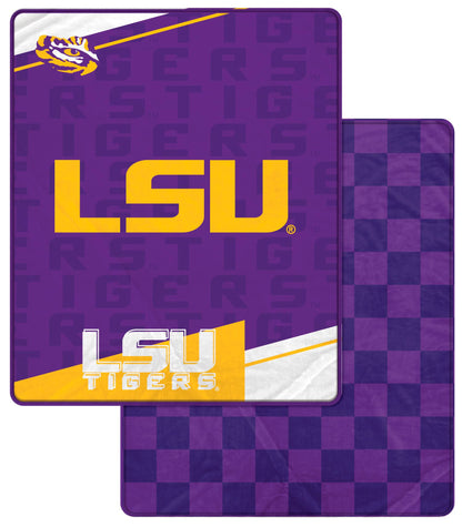 NCAA Diagonal Ghost Checker 60x70 Blanket