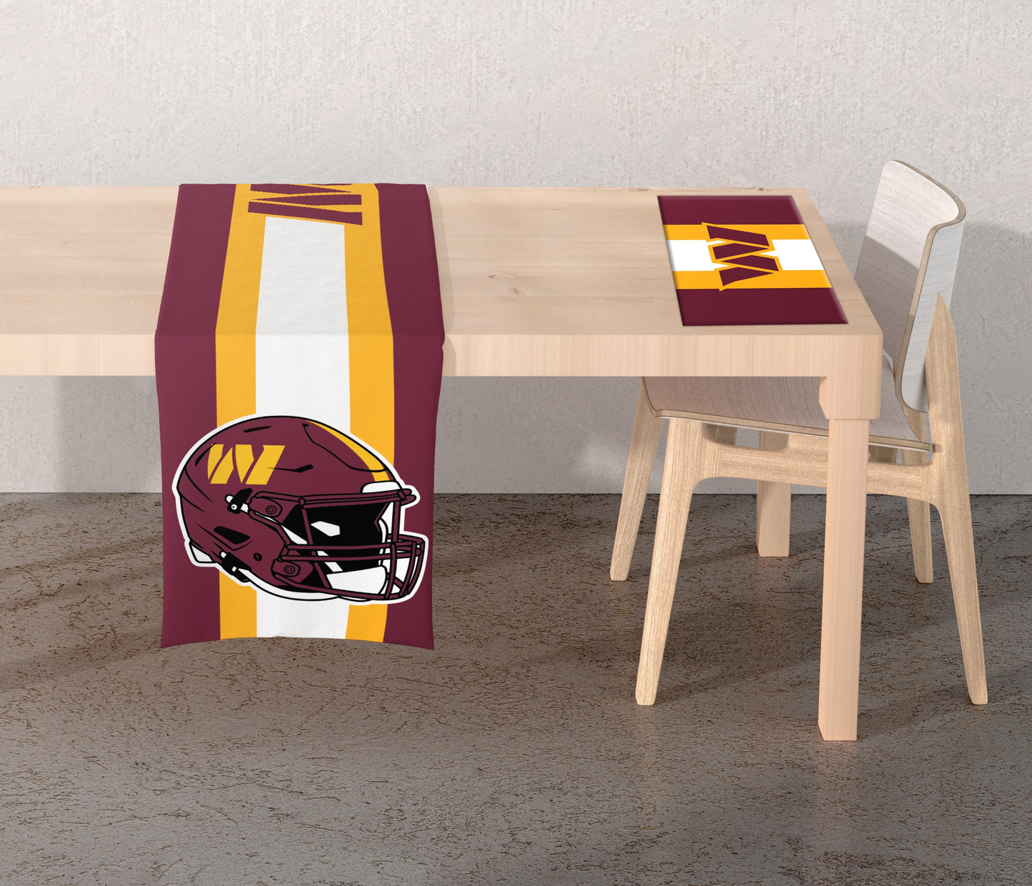 NFL Logo 2-Sided Place Mat Table Runner Set