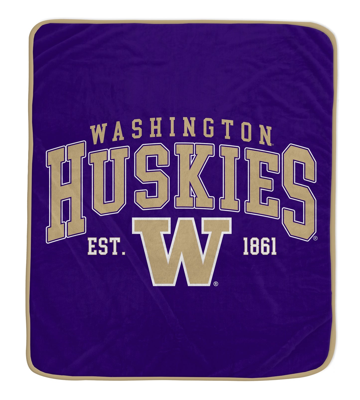 NCAA Vintage Arch Block Ultra Soft 50x60 Throw Blanket