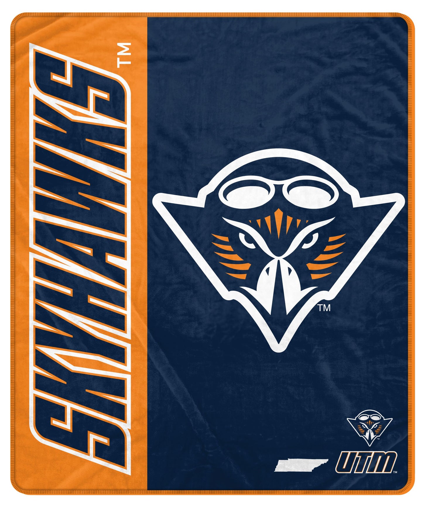 NCAA Endzone Ultra Soft Tailgate Throw