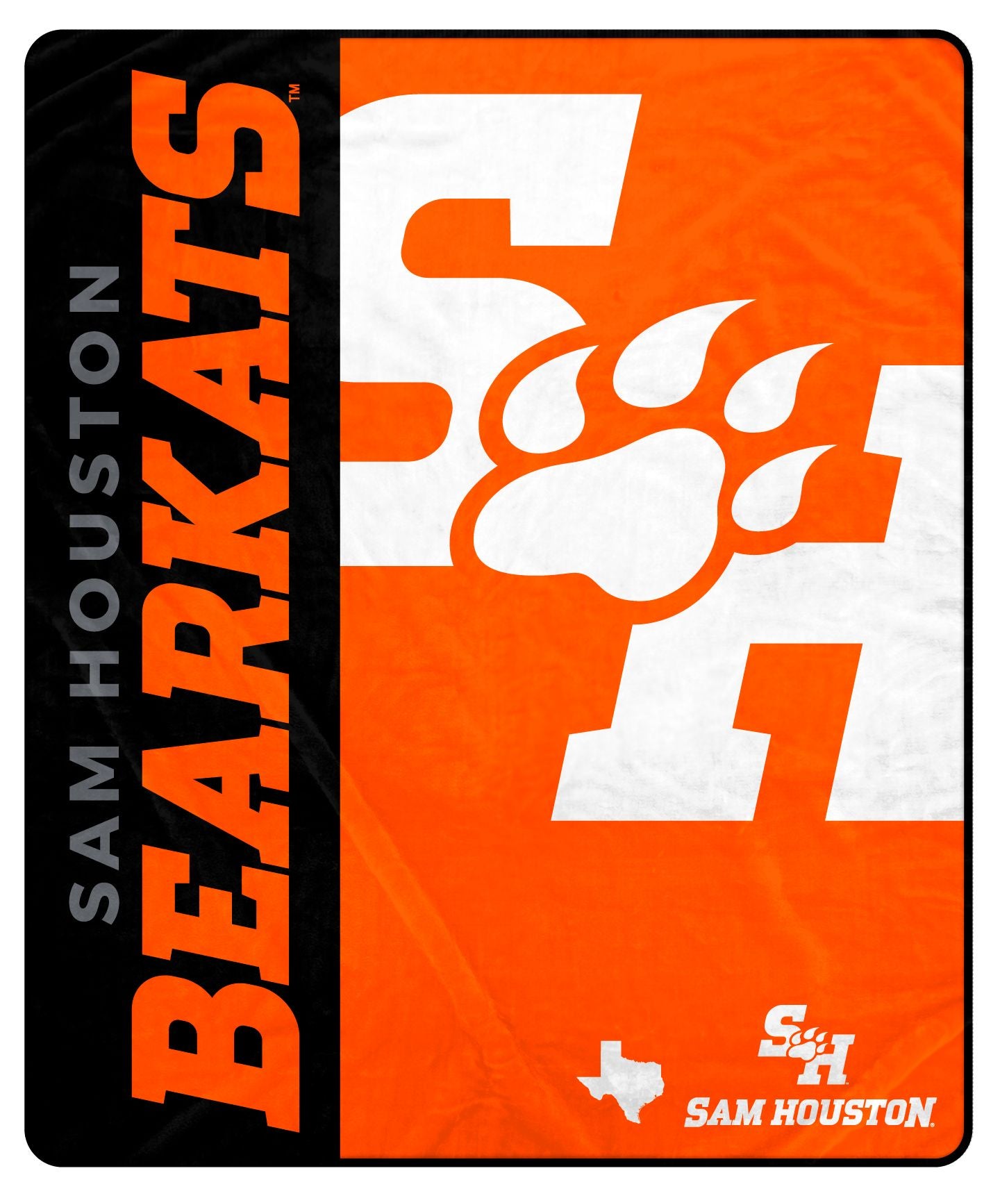 NCAA Endzone Ultra Soft Tailgate Throw