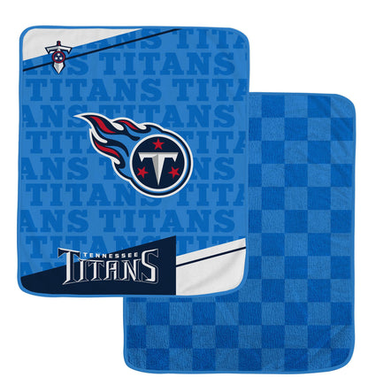 NFL Diagonal Ghost Checker 60x70 Blanket
