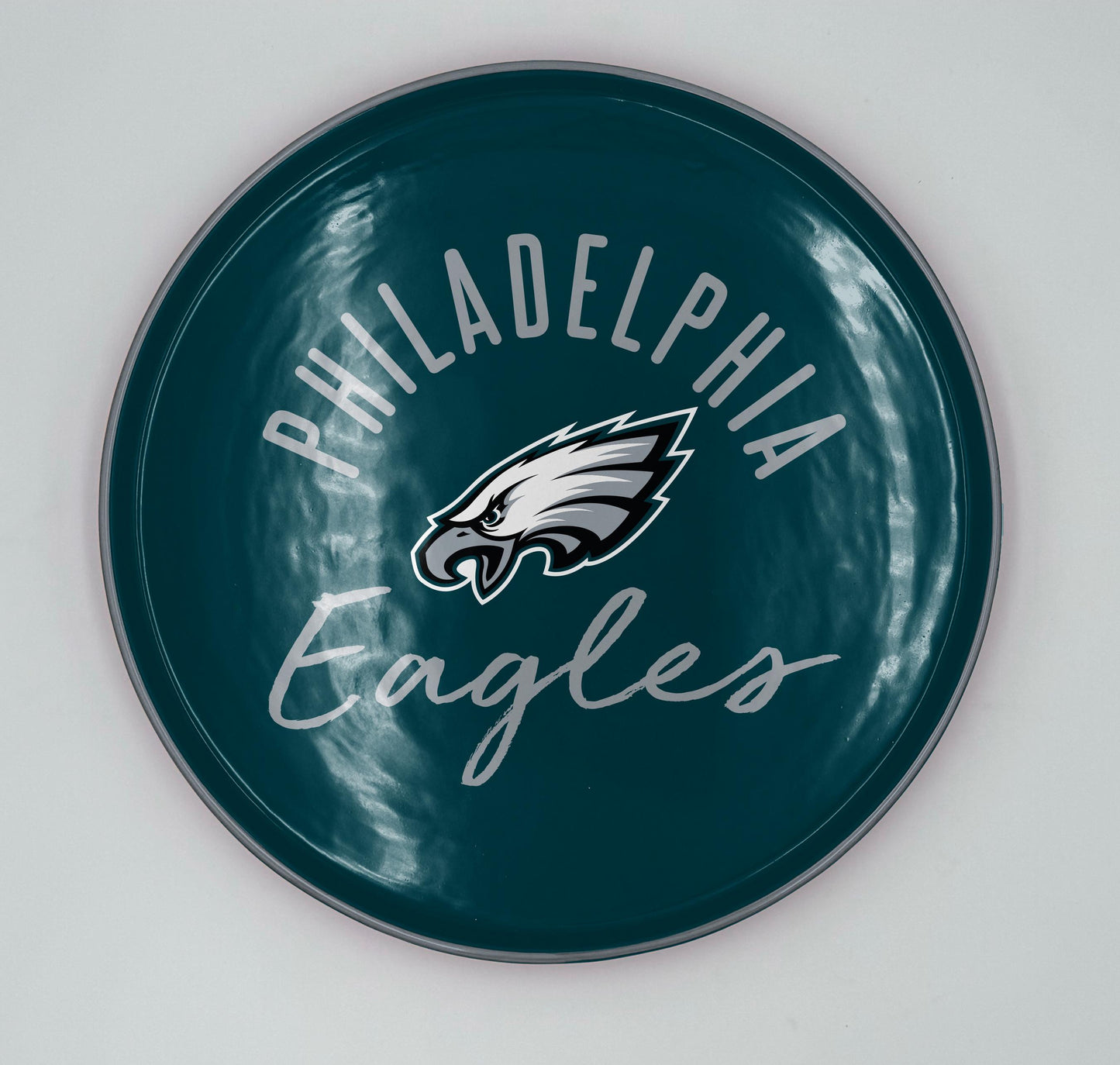 NFL Script Logo 14" Round Serving Tray