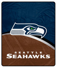 Load image into Gallery viewer, NFL Gameball Ultra Soft Tailgate Throw
