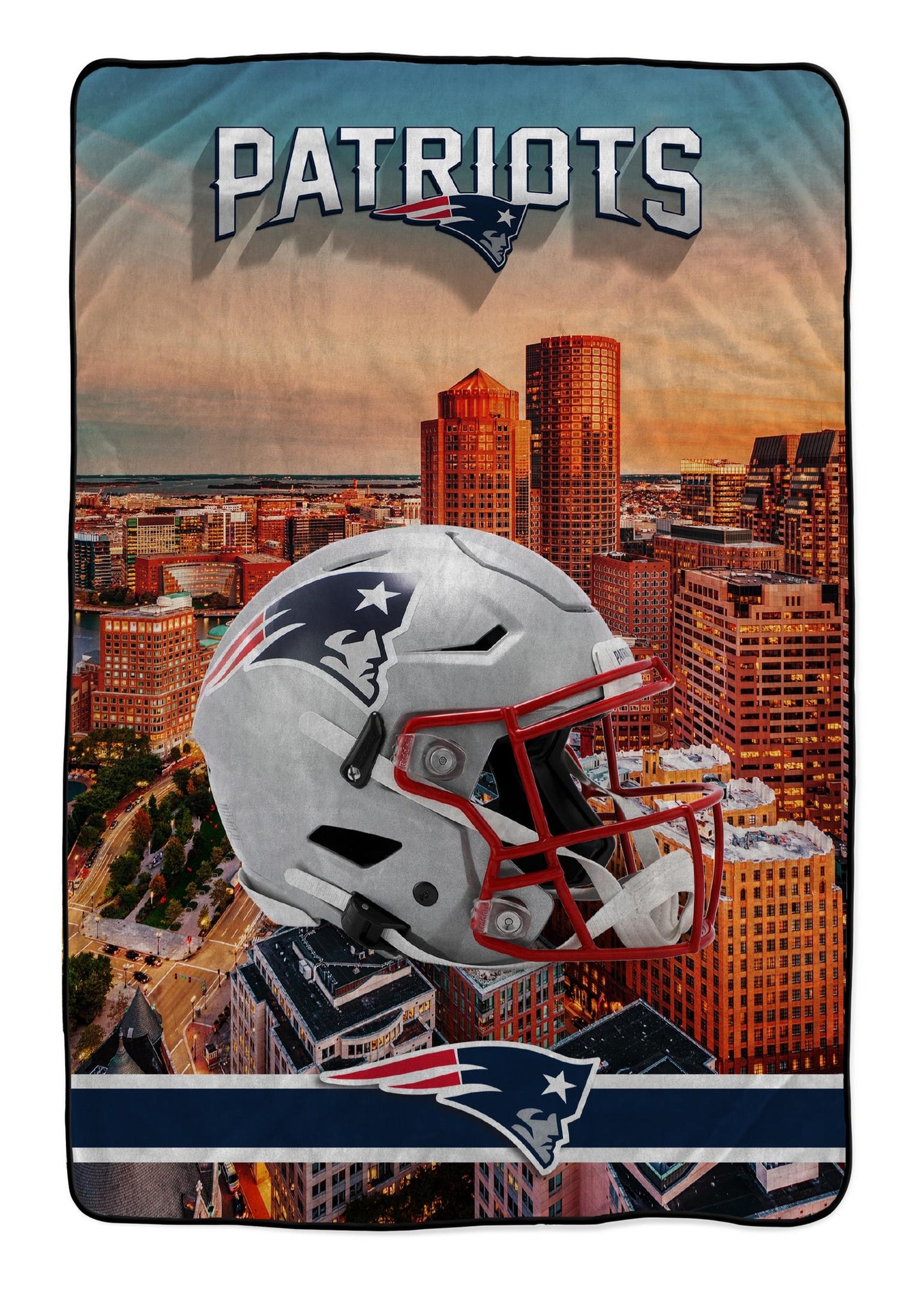 NFL Skyline Series Helmet 66x95 Oversized Blanket