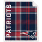 NFL Playmaker Plaid Ultra Cozy Sherpa Throw