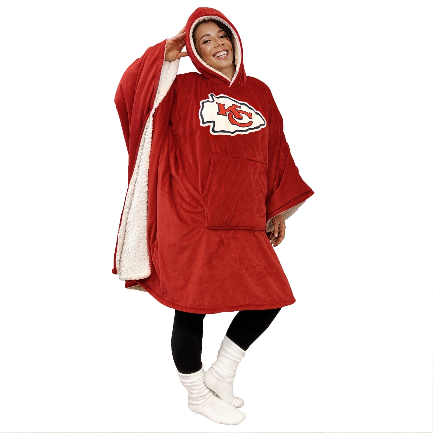NFL Team Color Bloncho w/Logo Patch