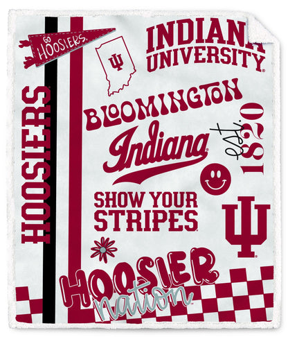 NCAA Loco Fan Ultra Cozy 60x70 Sherpa Blanket