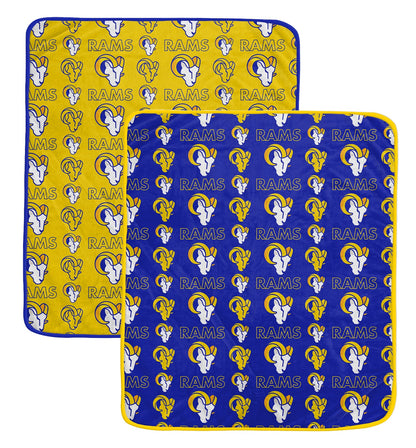 NFL Home & Away Logo Roll 60x70 2 Pack Blanket Set