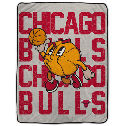 NBA Cartoon Basketball 60x80 Ultra Cozy Blanket