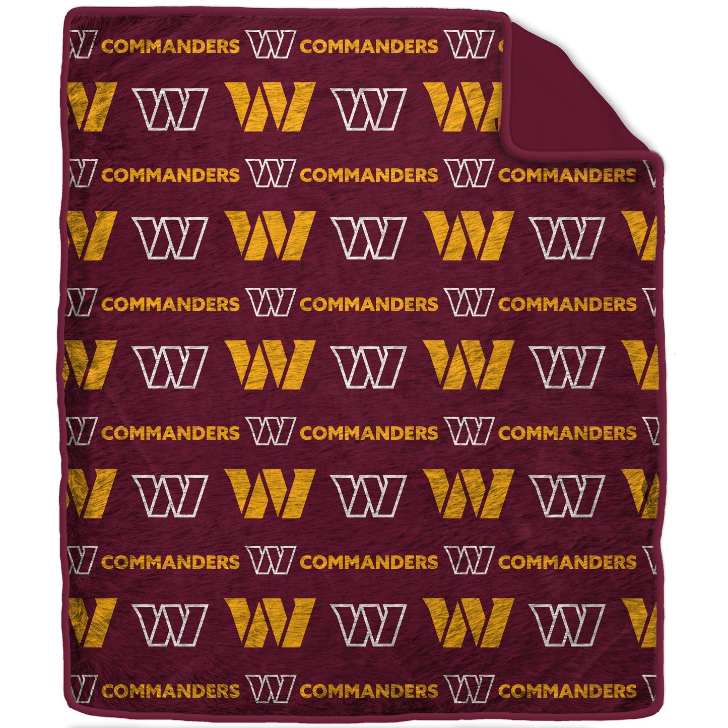 NFL Tonal Wordmark 60x70 Faux Fur Blanket