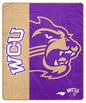 NCAA Endzone Ultra Soft Tailgate Throw