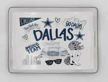Load image into Gallery viewer, NFL Loco Fan Large Serving Tray w/Handles
