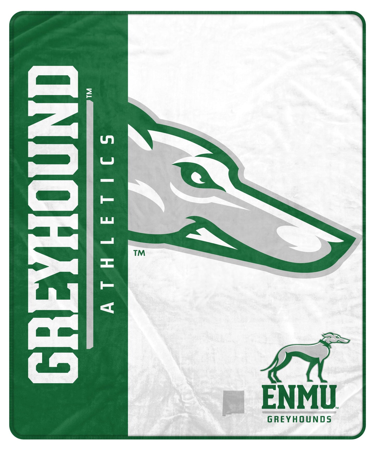 NCAA Endzone Ultra Soft Tailgate Throw