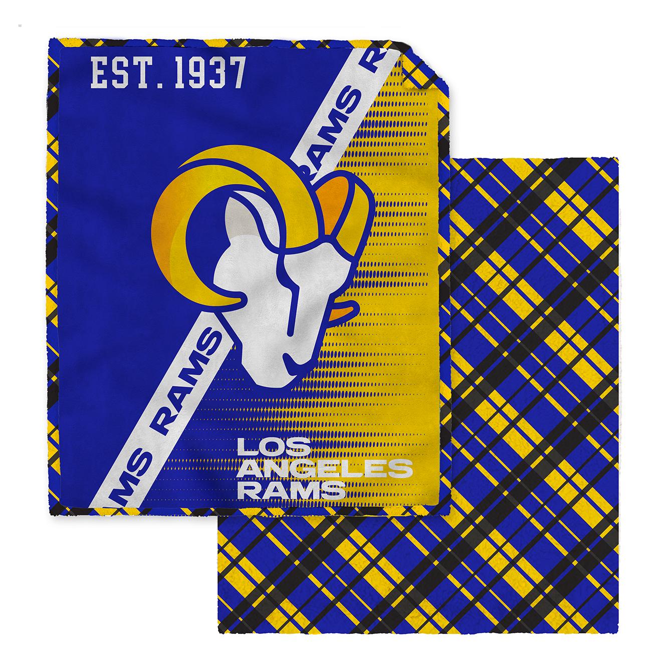 NFL Digital Dash 2 Sided Checkered 60x80 Blanket
