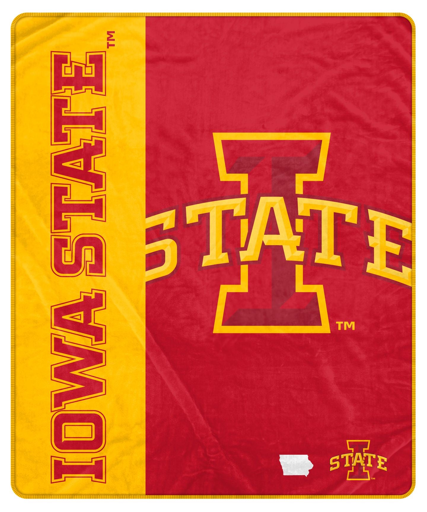 NCAA Endzone Ultra Soft Tailgate Throw
