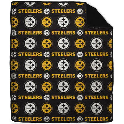 NFL Tonal Wordmark 60x70 Faux Fur Blanket
