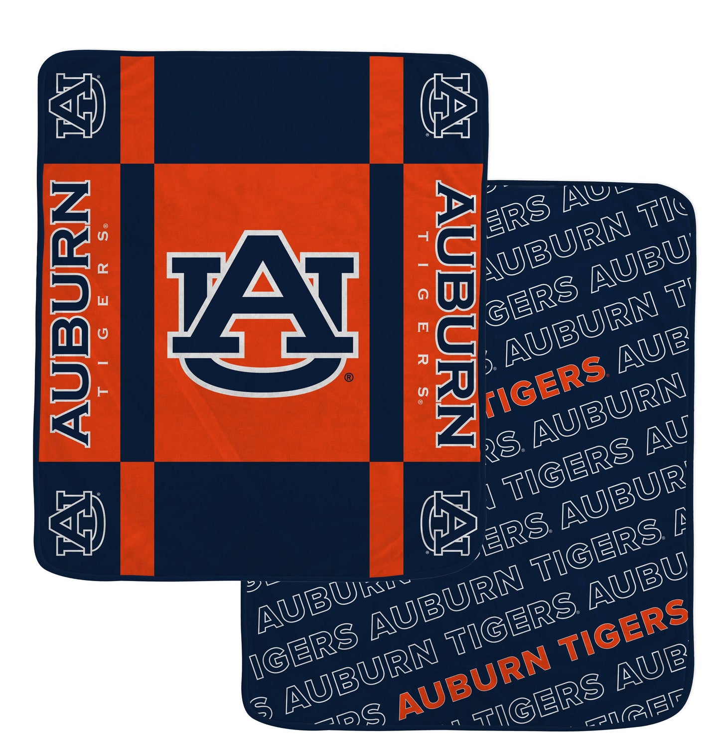 NCAA Reverse Block Double Sided 60x70 Ultra Cozy Blanket