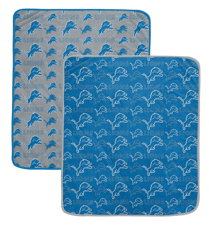 NFL Home & Away Logo Roll 60x70 2 Pack Blanket Set