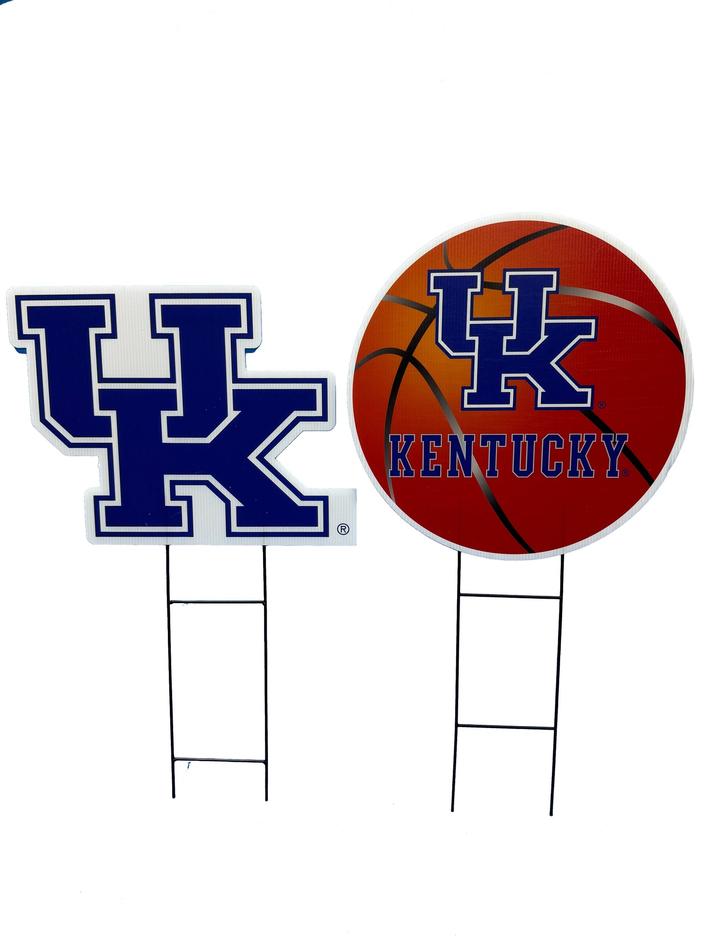 NCAA Logo and Helmet 2 Pack Yard Sign Set