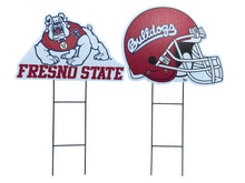 Load image into Gallery viewer, NCAA Logo and Helmet 2 Pack Yard Sign Set
