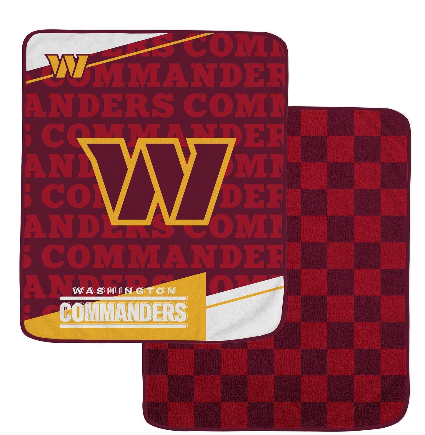 NFL Diagonal Ghost Checker 60x70 Blanket