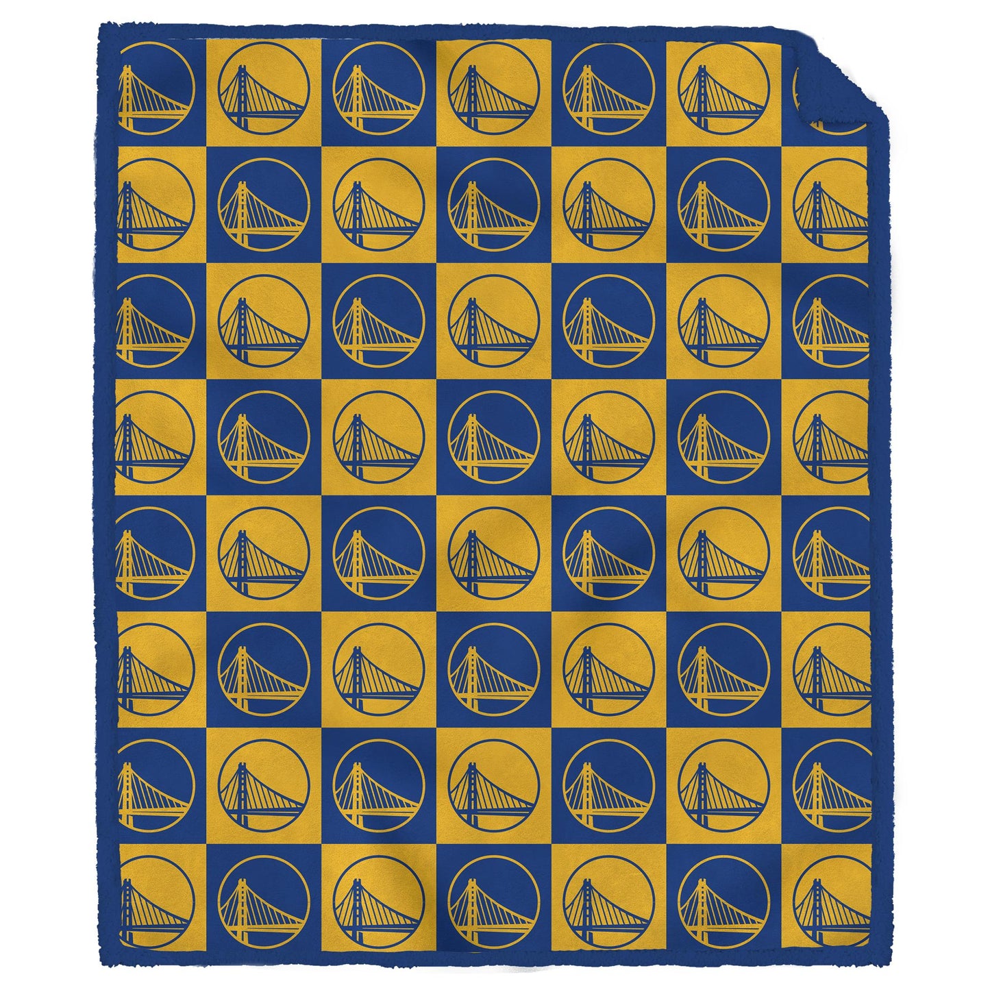 NBA Tonal Logo Box Ultra Cozy Team Color 60x70 Sherpa Blanket