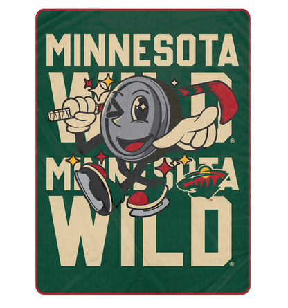 NHL Cartoon Puck Ultra Soft 60x80 Blanket