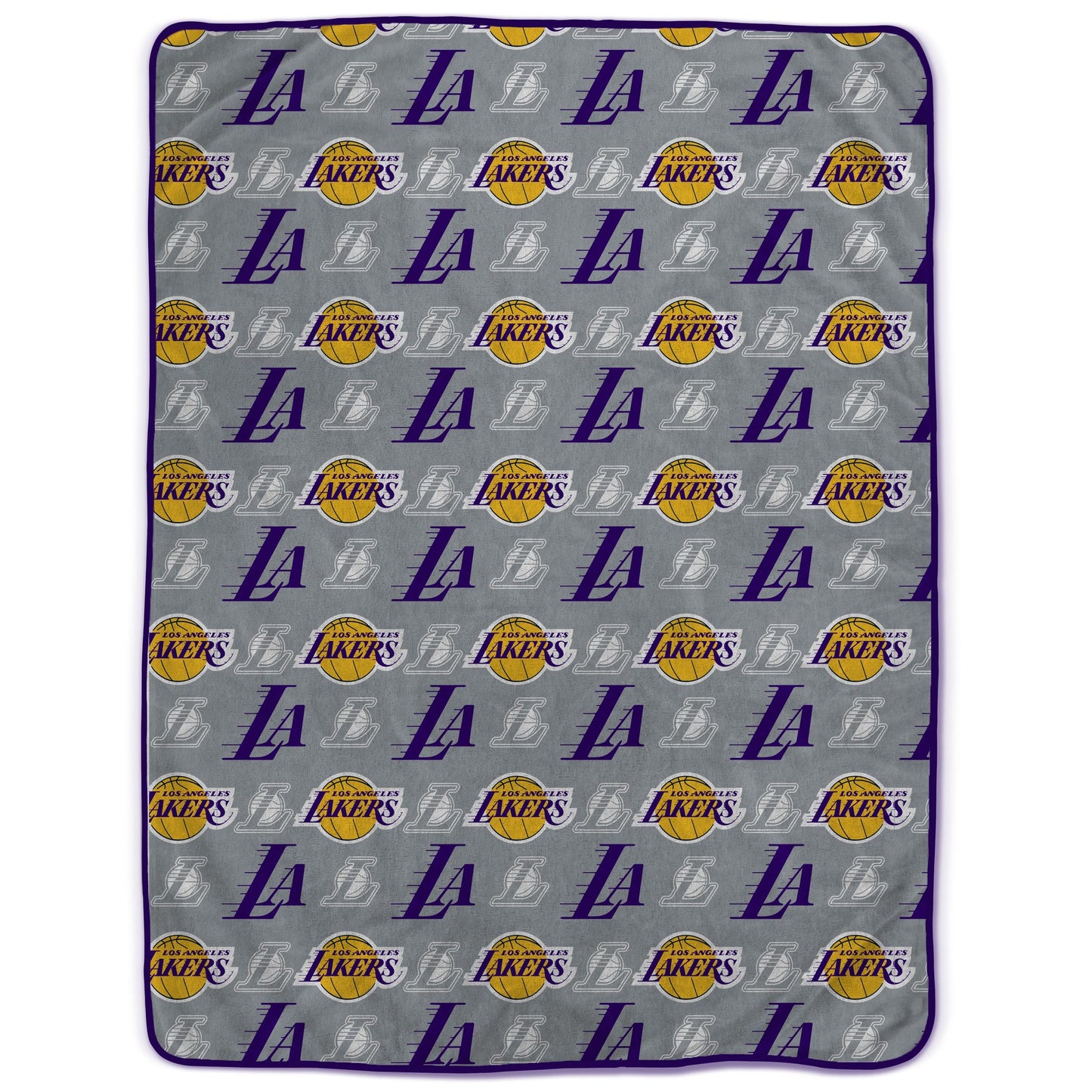 NBA Logo Roll Ultra Cozy Oversized 66x95 Blanket