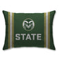 NCAA Standard Stripe Logo Bed Pillow