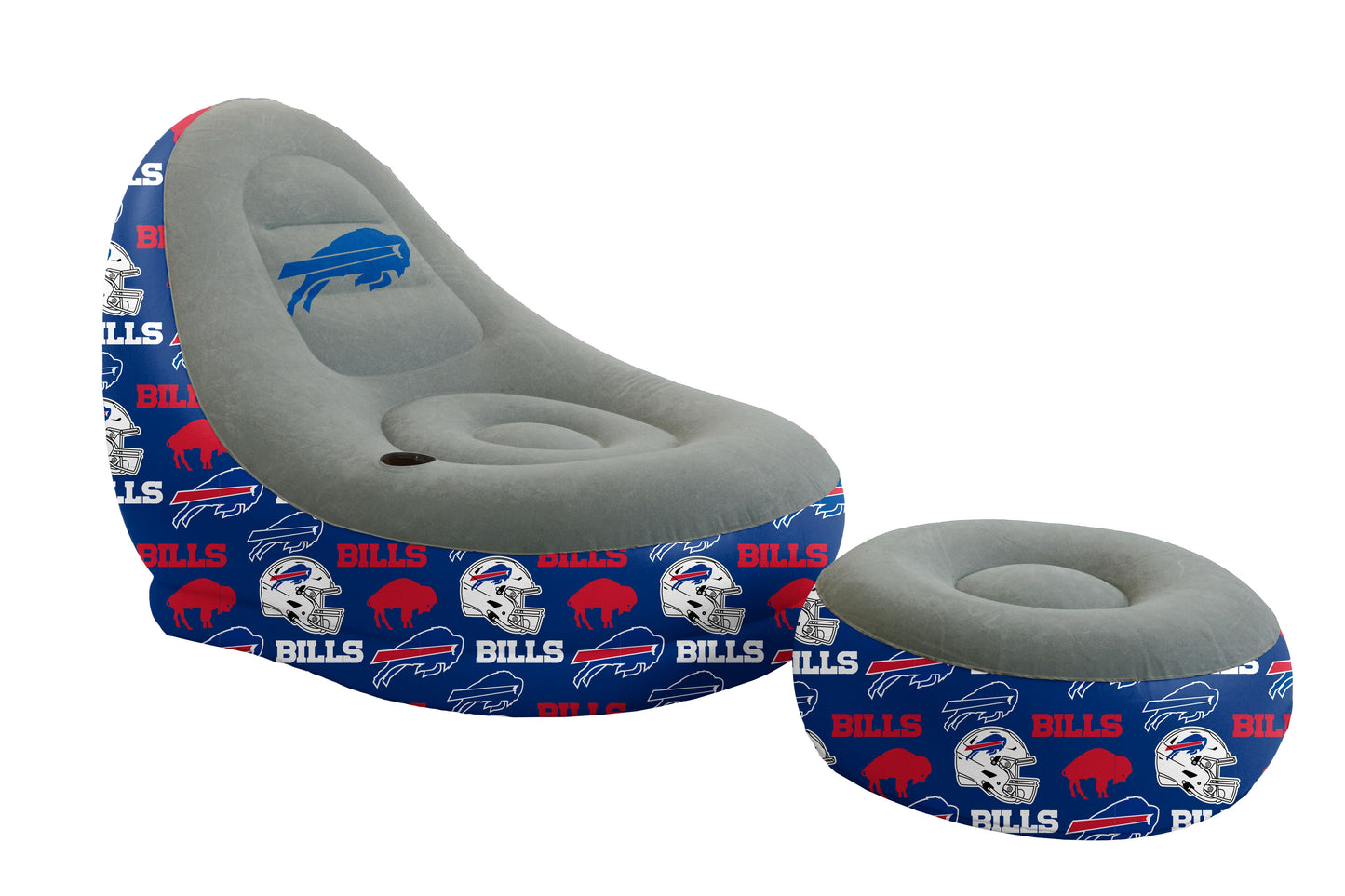 NFL Tonal Logo Inflatable Chair & Ottoman