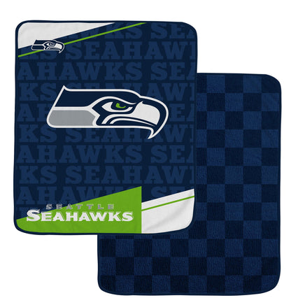 NFL Diagonal Ghost Checker 60x70 Blanket