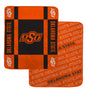 NCAA Reverse Block Double Sided 60x70 Ultra Cozy Blanket