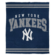 Load image into Gallery viewer, MLB Vintage Block 60x70 Cozy Knit Blanket
