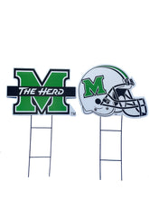 Load image into Gallery viewer, NCAA Logo and Helmet 2 Pack Yard Sign Set
