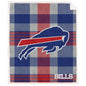 NFL Plaid Steel Royal Plush Sherpa 60x70 Blanket