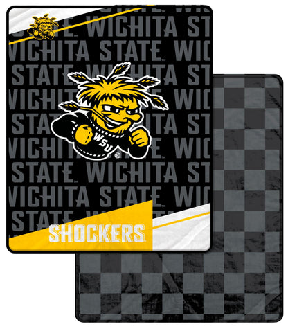 NCAA Diagonal Ghost Checker 60x70 Blanket
