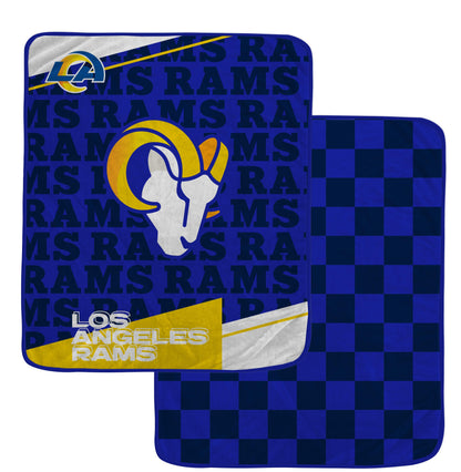 NFL Diagonal Ghost Checker 60x70 Blanket