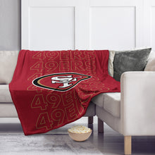 Load image into Gallery viewer, San Francisco 49ers Echo Wordmark Blanket
