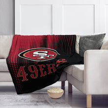 Load image into Gallery viewer, San Francisco 49ers Half Tone Drip Blanket
